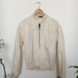 Cream Vintage Athletic Jacket